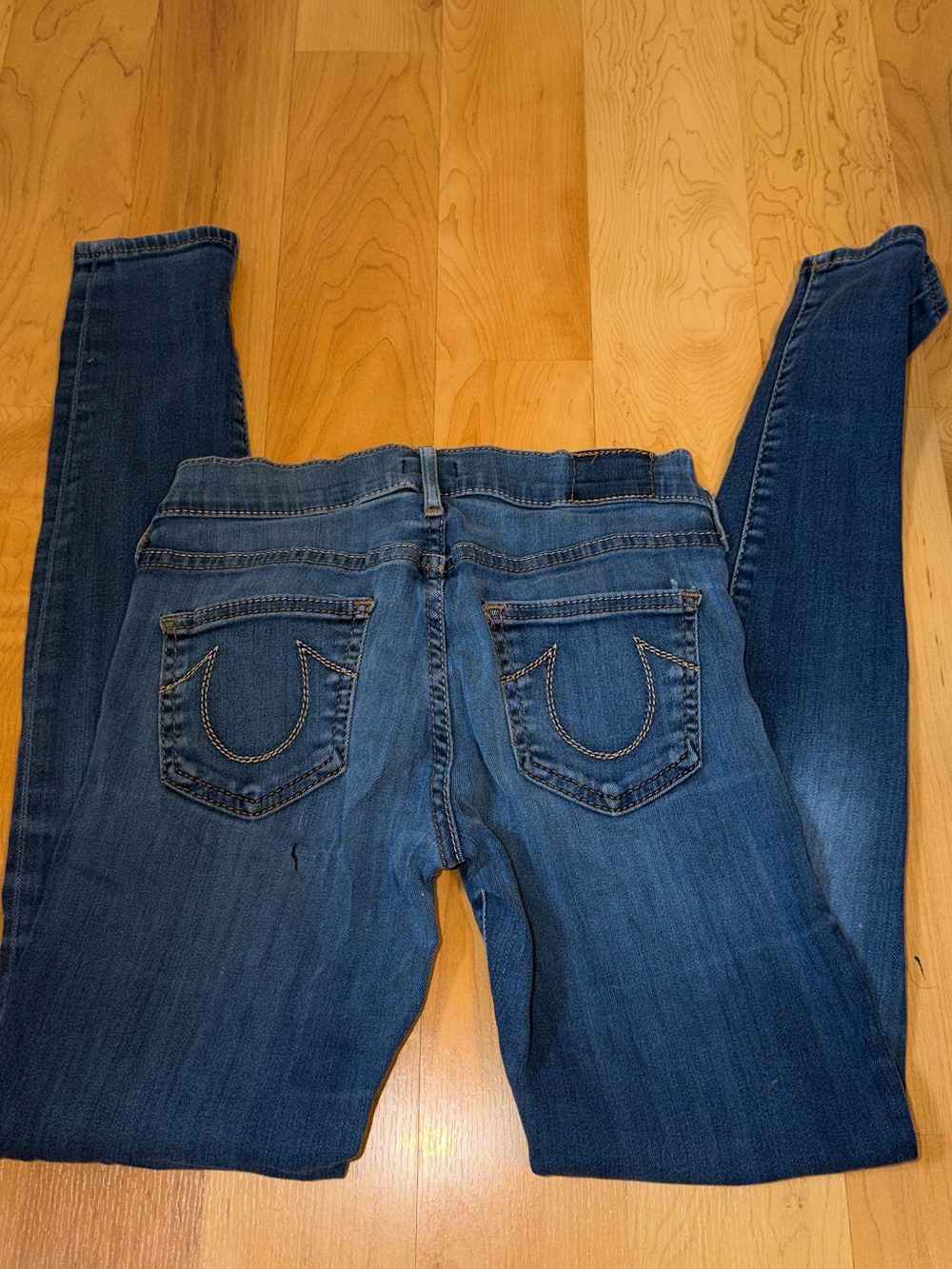 True Religion Women's Dark Blue Skinny Jeans - Picture 3 of 3
